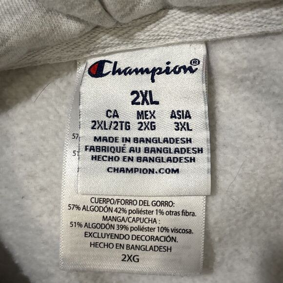 University of Maryland Terrapins Champion Sweatshirt Men's Size 2XL Grey Terps - Picture 14 of 15